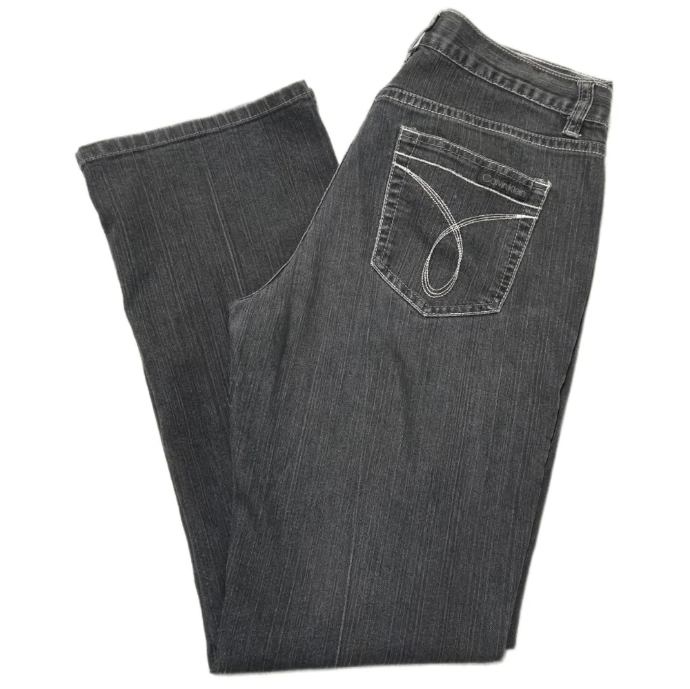 Calvin Klein Vintage Y2K Black Bootcut Jeans Size 10